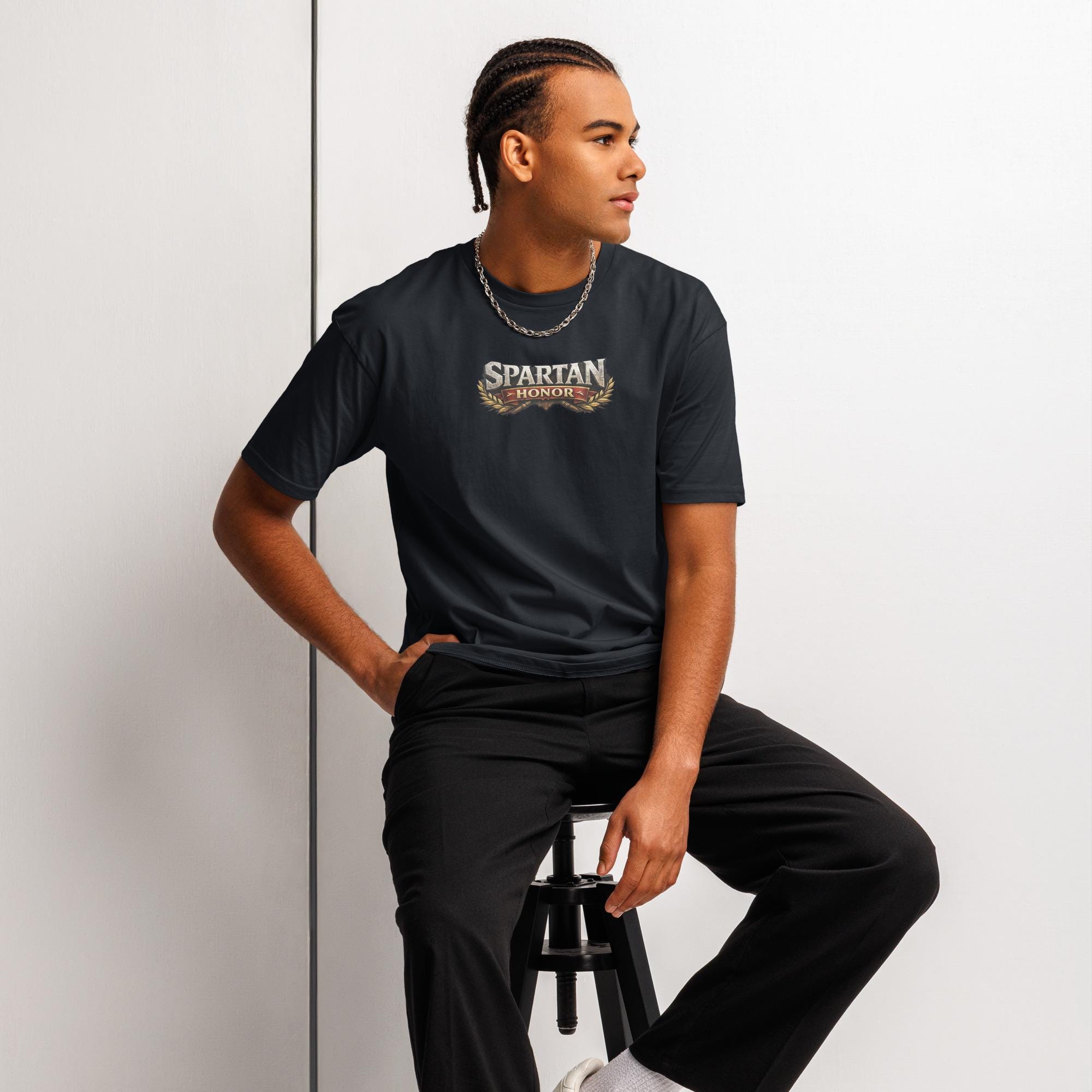 Spartan Honor Graphic Tee: Cotton Short Sleeve Shirt