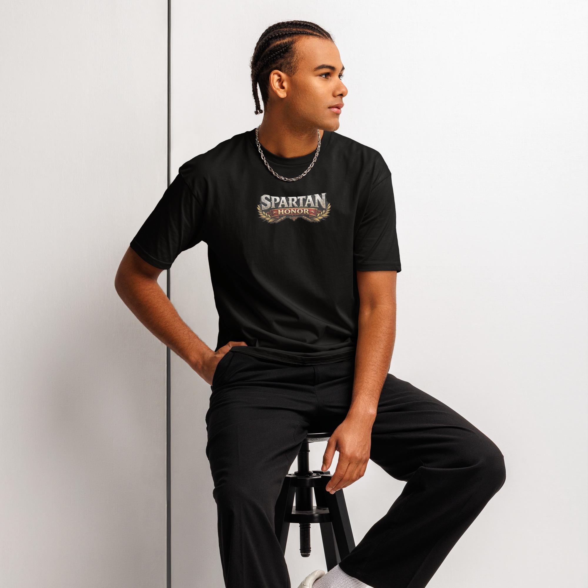 Spartan Honor Graphic Tee: Cotton Short Sleeve Shirt
